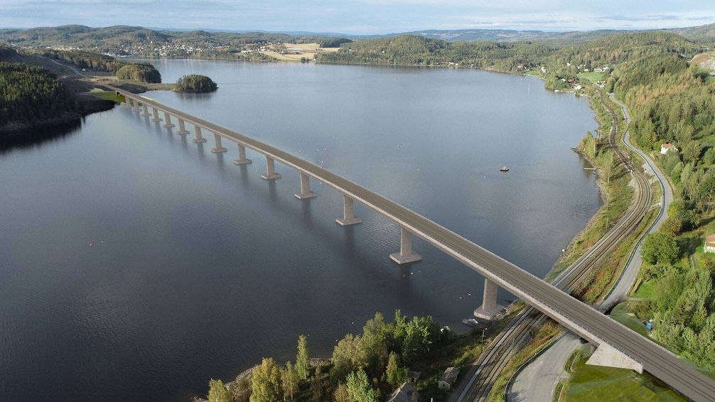 Tangenvika bridge: Fully digital model-based design and execution (image: ©Implenia/Norconsult).